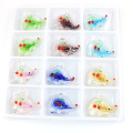 MC0065 Mode Halskette Anhänger Lampwork Glas Igel Charme 12pcs / Box